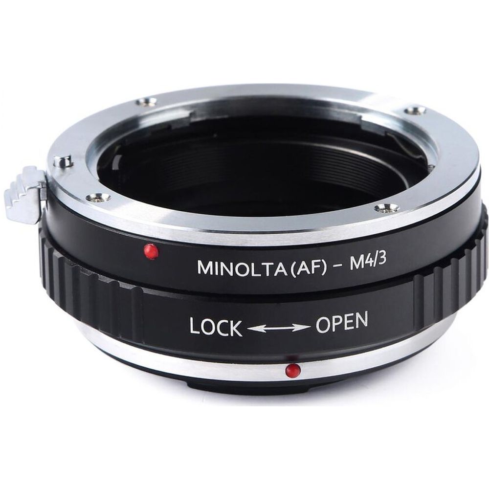 K&F Adaptateur d'objectif pour Sony Alpha A et Minolta AF - Micro 4/3