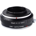 K&F Adaptateur d'objectif pour Sony Alpha A et Minolta AF - Micro 4/3