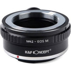 K&F Objectif Adaptateur M42 - Canon EF-M (avec 1/4" Trépied-mount)