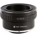K&F Objectif Adaptateur T2 - Micro 4/3