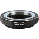 Adaptateur d'objectif K&F M39 - Monture Sony E