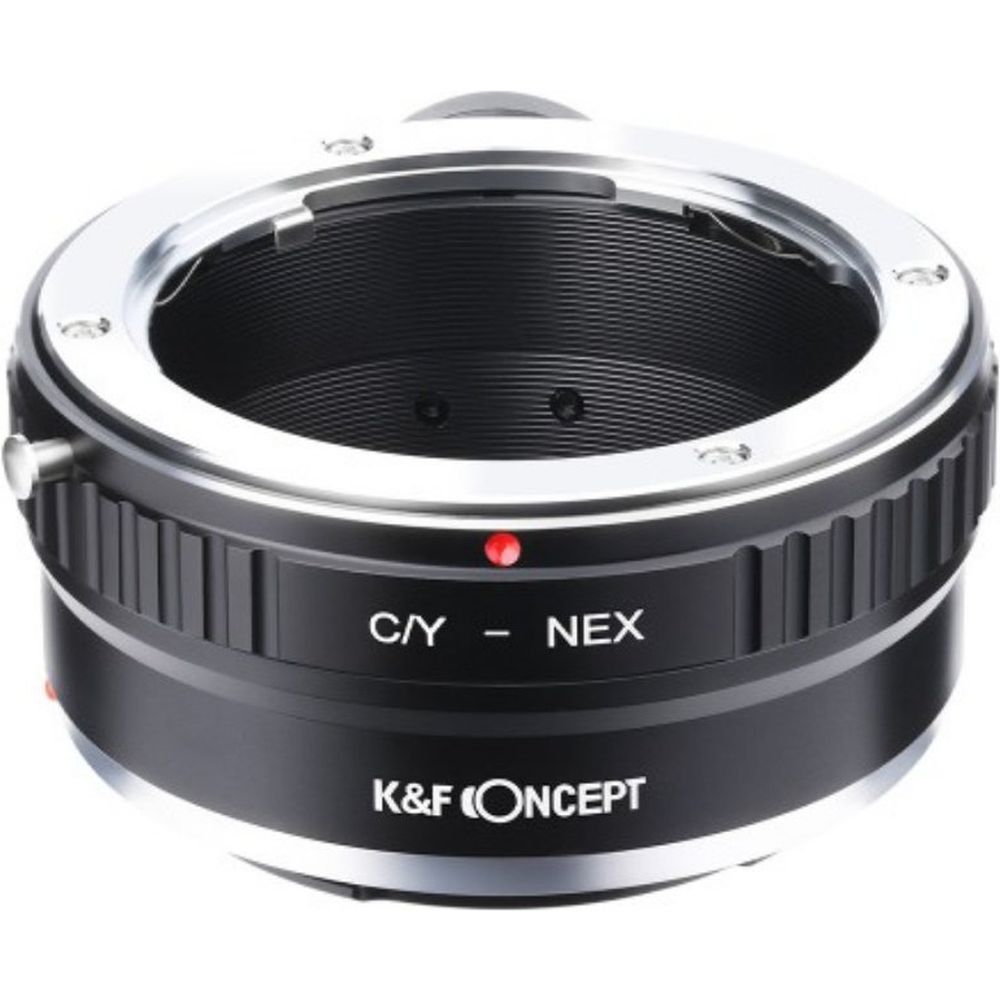 K&F Objectif Adaptateur Contax Yashica - E-Mount avec Trépied-mount