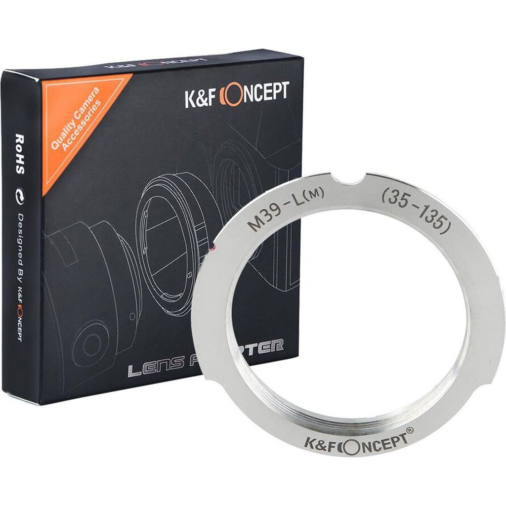 K&F Adaptateur d'objectif M39 (35-135mm) - Leica M