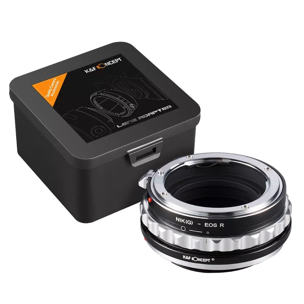 K&F Objectif Adaptateur Nikon F (G-type) - EOS R