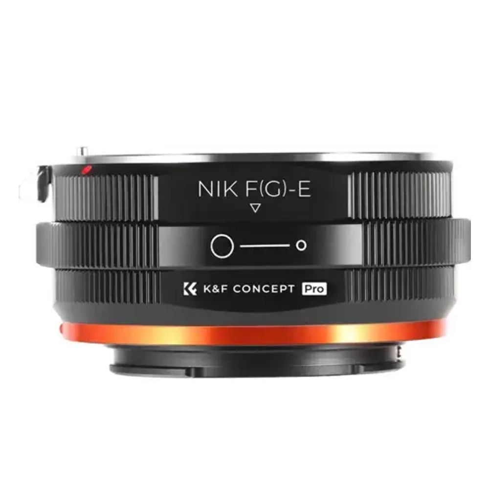 K&F Objectif Adaptateur Nikon F (G-type) - Sony E-Mount (PRO)