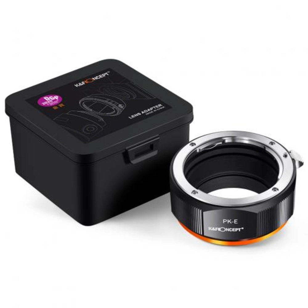 K&F Objectif Adaptateur Pentax K - Sony E-Mount (PRO)