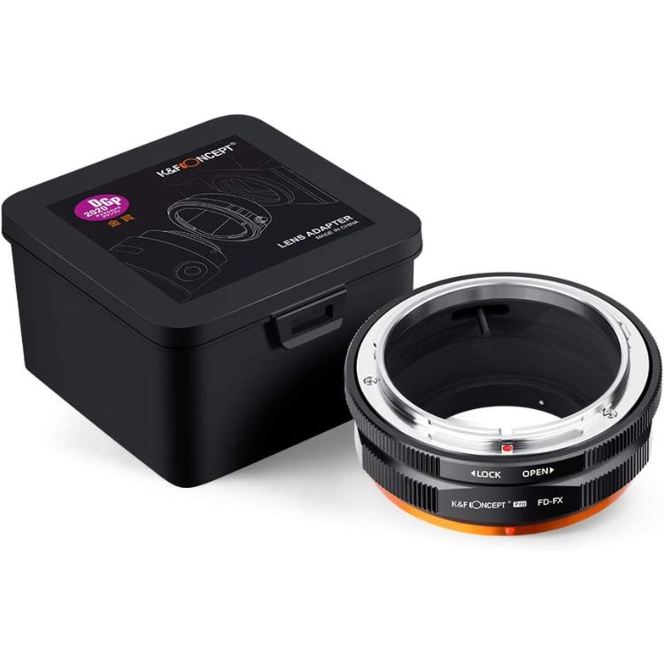 K&F Adaptateur d'objectif Canon FD - Fujifilm X (PRO)