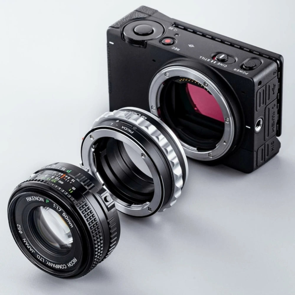 K&F Objectif Adaptateur Pentax K/DA - Leica L