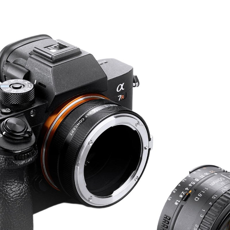 K&F Adaptateur d'objectif Nikon F - Sony E-Mount (IV PRO)