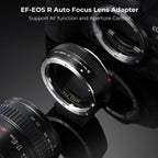 Adaptateur d'objectif K&F Concept EF - EOS R
