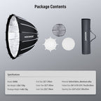 Neewer SF85Q Softbox parabolique 85 cm