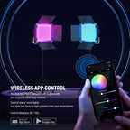 Kit d'éclairage LED RGB Neewer 660 PRO II 2x 50W avec supports et sac de transport