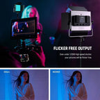 Kit d'éclairage LED RGB Neewer 660 PRO II 2x 50W avec supports et sac de transport