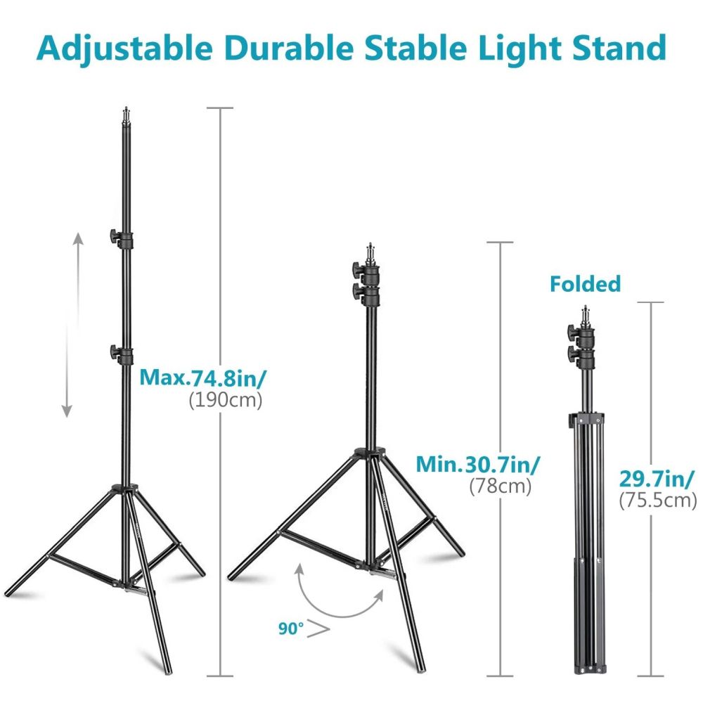 Kit d'éclairage annulaire Neewer SRP18-2.4G 55 W