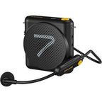 Enceinte de présentation 7Ryms avec casque sans fil - noir