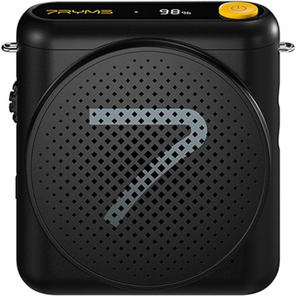 Enceinte de présentation 7Ryms avec casque sans fil - noir