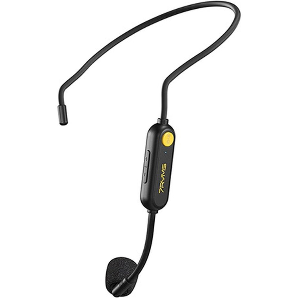 Enceinte de présentation 7Ryms avec casque sans fil - noir