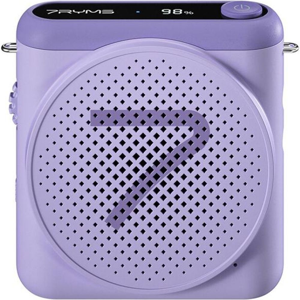 Enceinte de présentation 7Ryms avec casque sans fil - Violet
