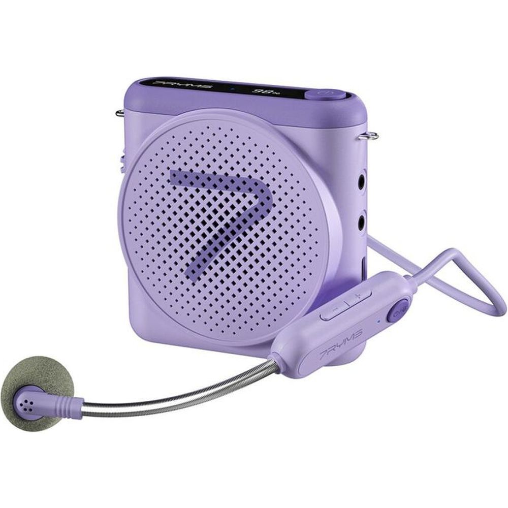 Enceinte de présentation 7Ryms avec casque sans fil - Violet