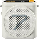 Enceinte de présentation 7Ryms avec casque sans fil - Blanche