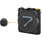 7Ryms Presentation Speaker with Wireless Microphone - Black