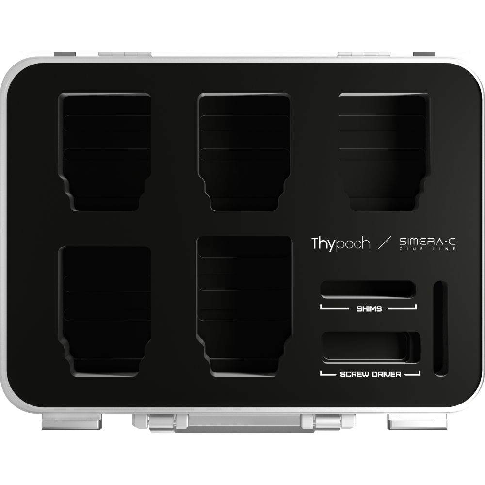 Étui rigide Thypoch Simera-C pour kit 4 objectifs / kit 5 objectifs