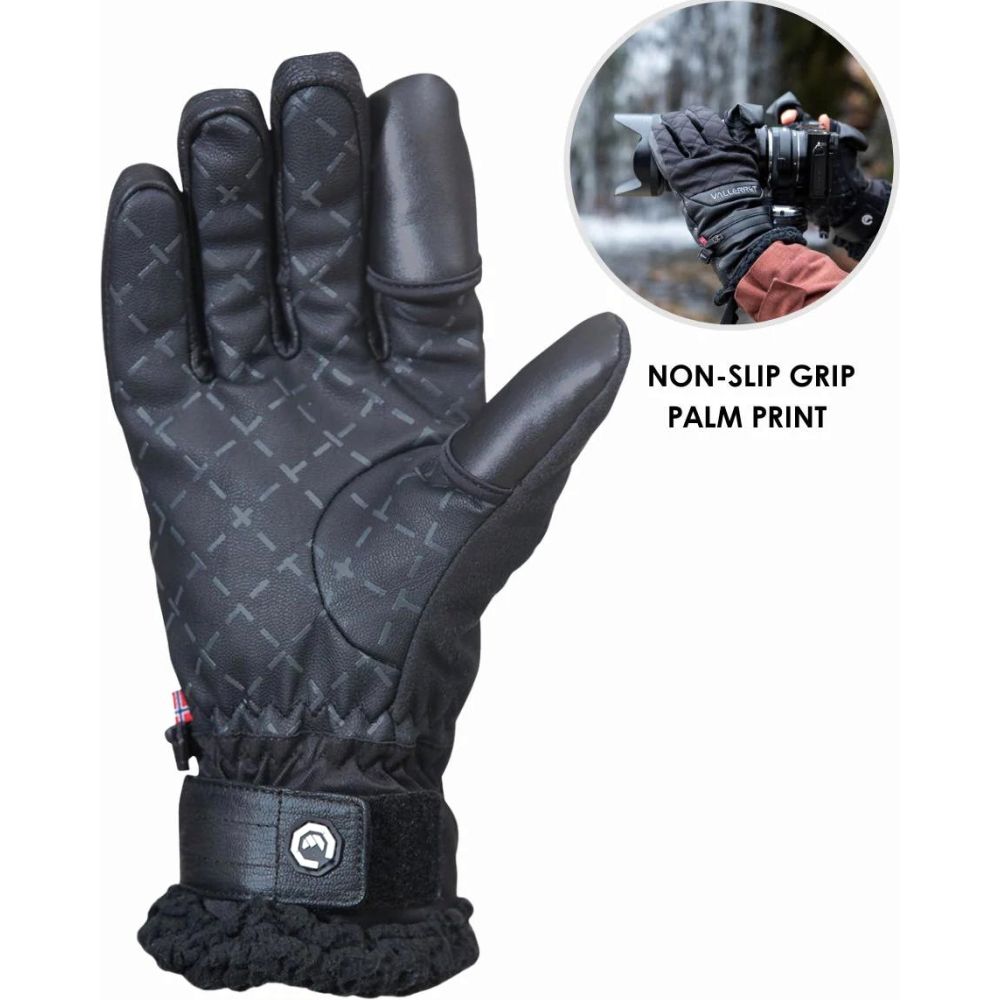 Vallerret Saga Gant Femme Noir, S