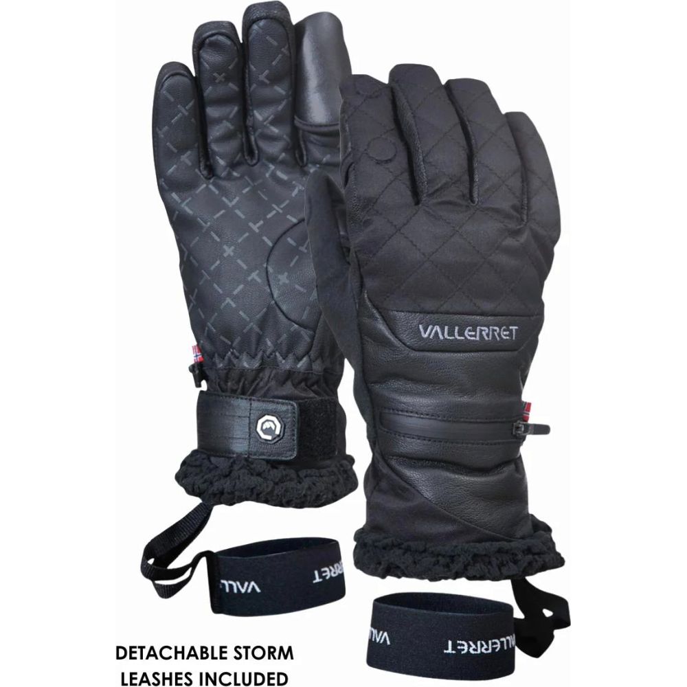 Vallerret Saga Gant Femme Noir, S
