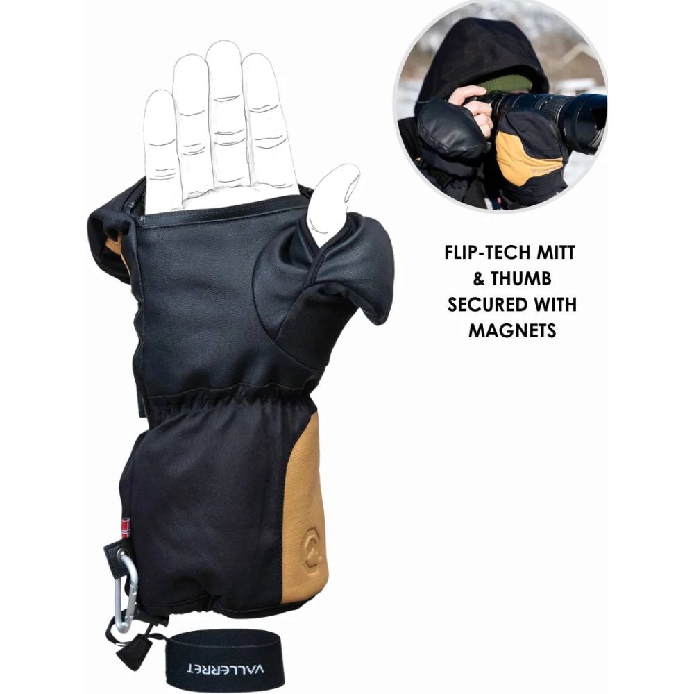 Vallerret Senja Mitaine Noir, XL