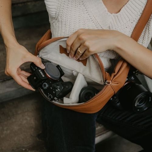 Loulex Fanny Pack marron