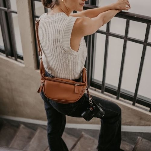 Loulex Fanny Pack marron