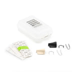 Bubblebee The Mic Hiding Kit pour Sennheiser ME 2-II, Noir & Blanc