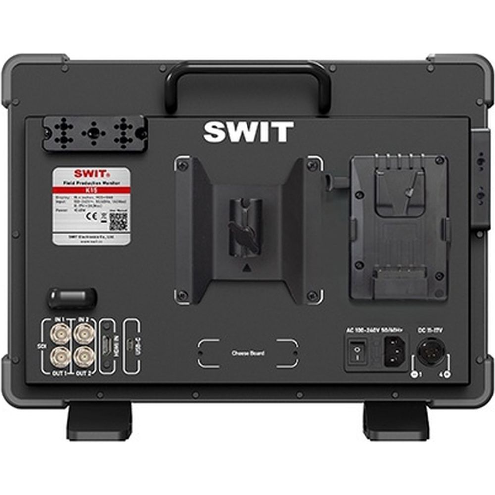 Écran professionnel mince SWIT K15 15,4 pouces HDR FHD avec étui de transport
