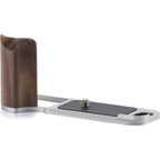 Tilta Mounting Baseplate with Wooden Grip for Fujifilm X-E5 - Silver