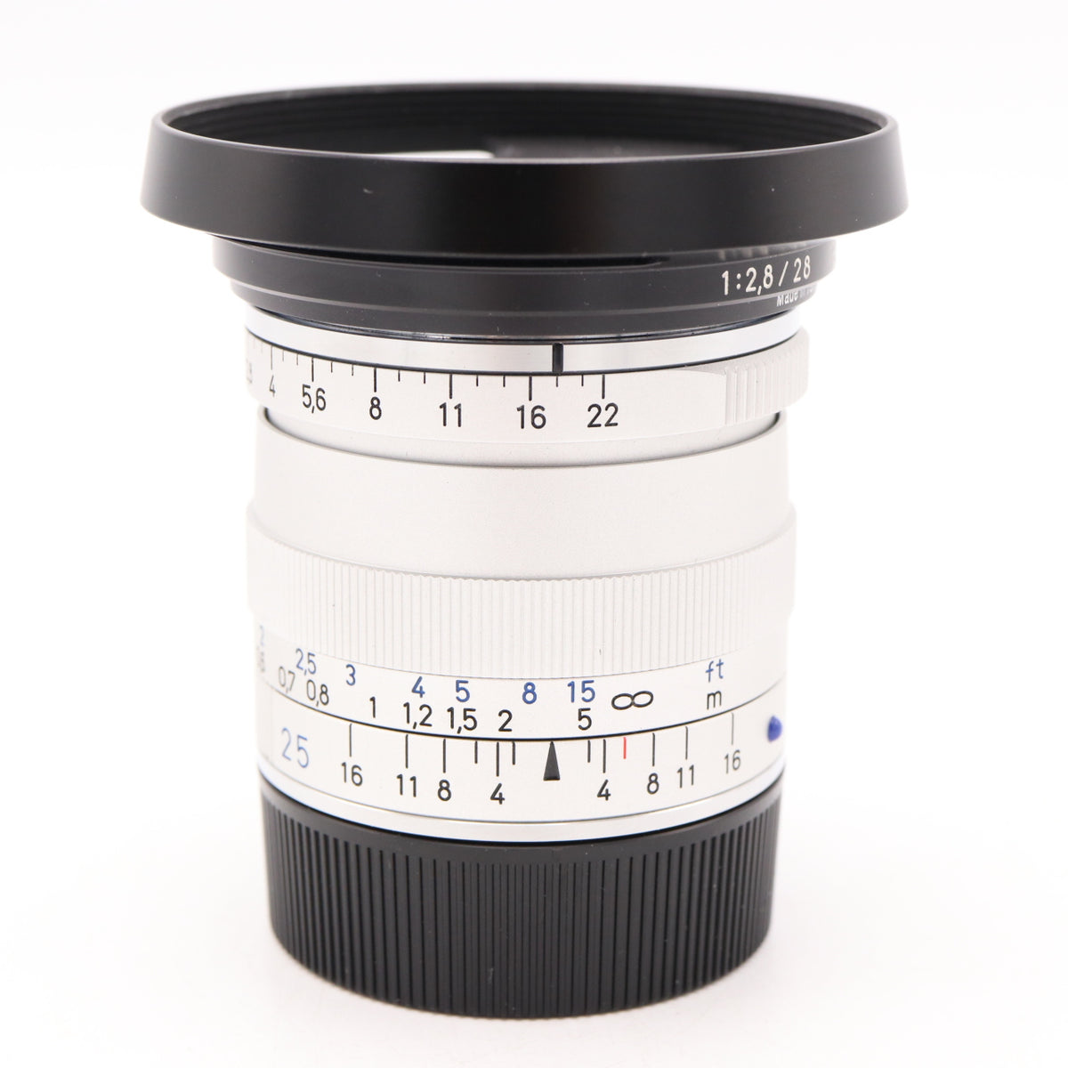Zeiss 25mm f/2.8 Biogon T* ZM silver used
