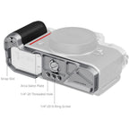 Plaque de Montage en L SmallRig 5706 avec Poignée en Silicone pour Nikon Z F, Argent