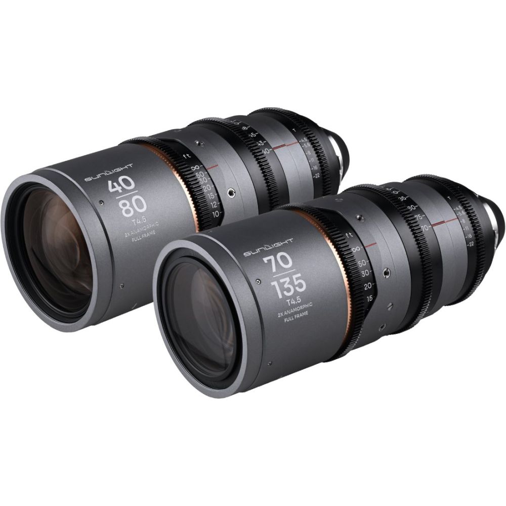 Pack zoom anamorphique Laowa Sunlight FF 2x 40-80/70-135mm Ambre