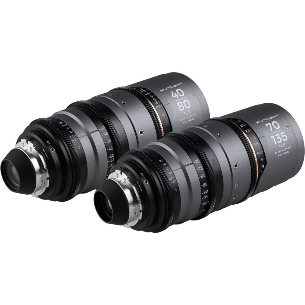 Pack zoom anamorphique Laowa Sunlight FF 2x 40-80/70-135mm Ambre
