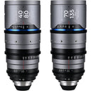 Pack zoom anamorphique Laowa Sunlight FF 2x 40-80/70-135mm bleu