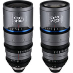Pack zoom anamorphique Laowa Sunlight FF 2x 40-80/70-135mm bleu