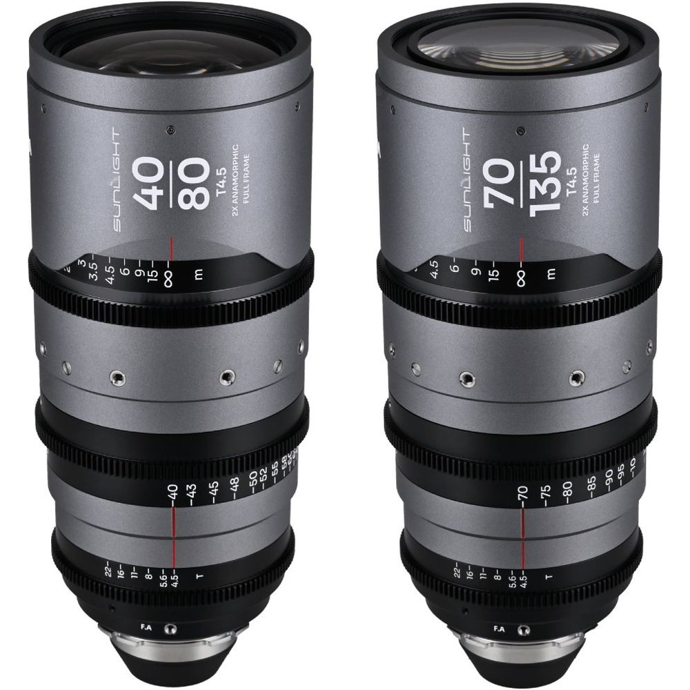 Pack zoom anamorphique Laowa Sunlight FF 2x 40-80/70-135mm transparent