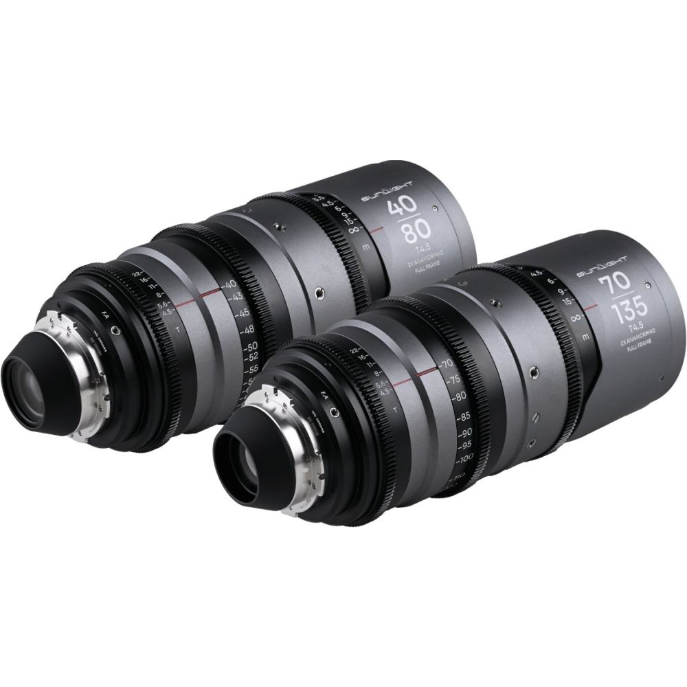 Pack zoom anamorphique Laowa Sunlight FF 2x 40-80/70-135mm transparent