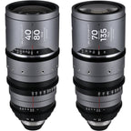 Pack zoom anamorphique Laowa Sunlight FF 2x 40-80/70-135mm Argent