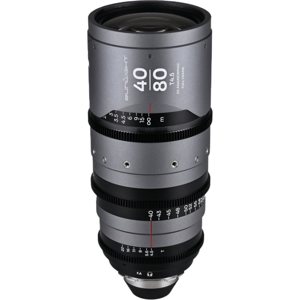 Laowa Sunlight FF 2x Anamorphic Zoom 40-80mm T4.5 Silver