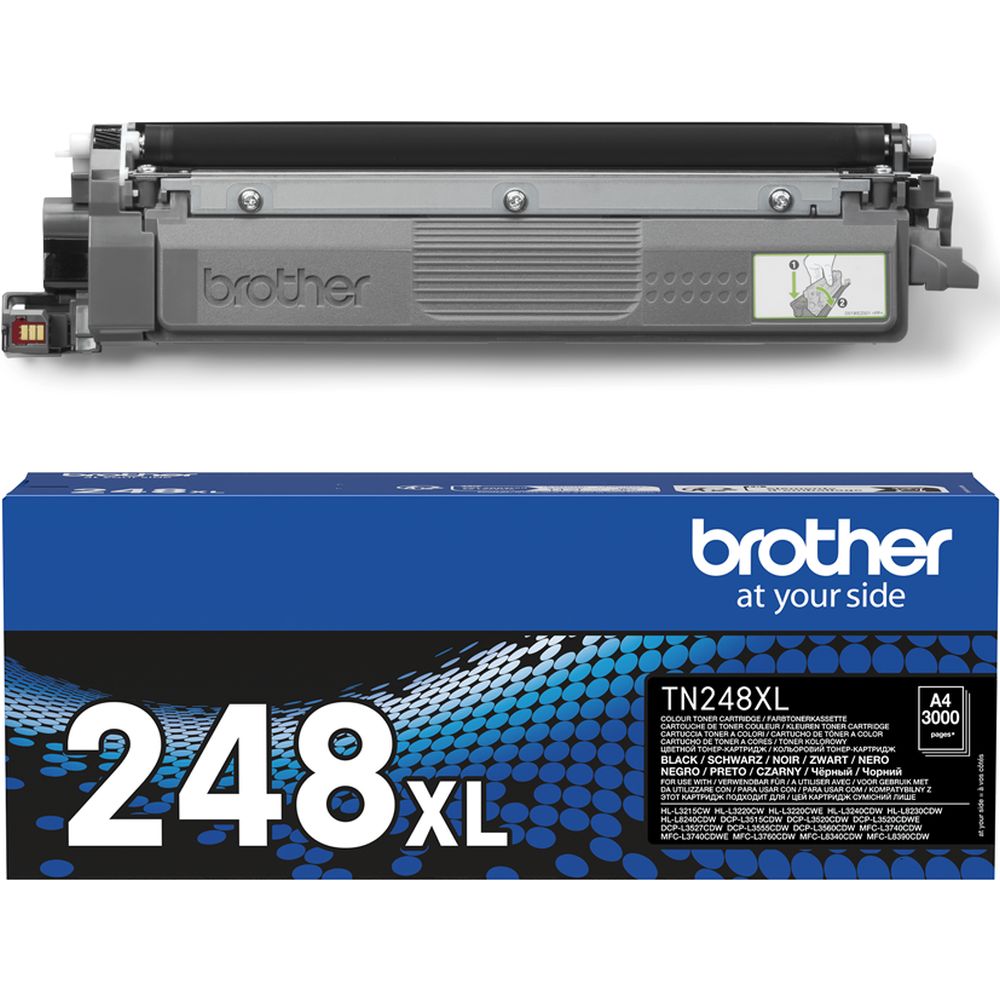Cartouche de toner XL noire Brother TN248XLBK