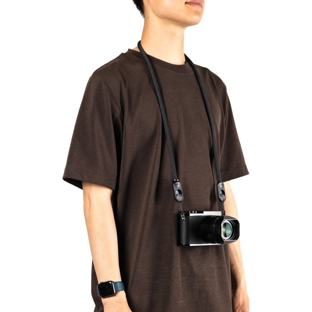 Sangle d'appareil photo courte Peak Design Form Rope, noire
