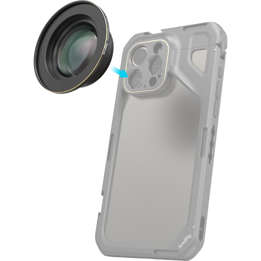 Objectif macro SmallRig 4588 75mm pour téléphone portable (monture en T)