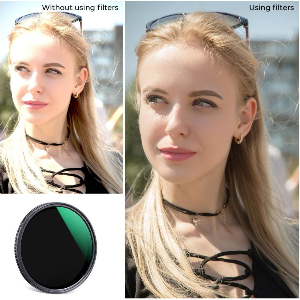 K&F Concept Variable ND filter ND2-400 - 77mm
