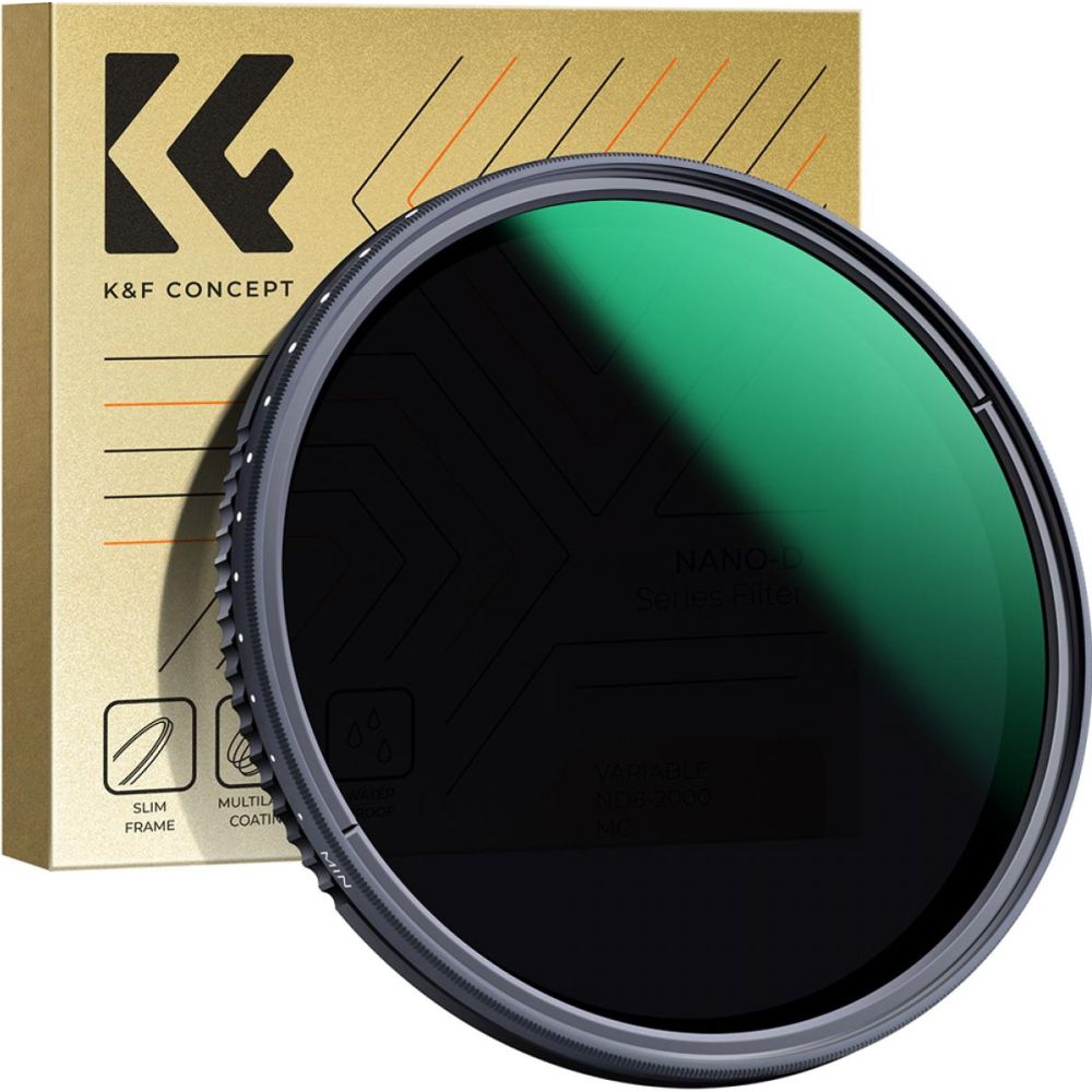 Filtre ND variable K&F Concept ND8-2000 super fin - 82mm