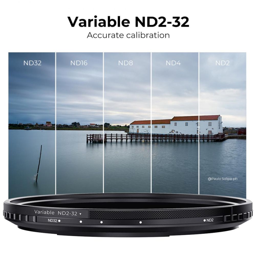 Filtre ND variable K&F Concept ND2-ND32 Nano X - 82mm